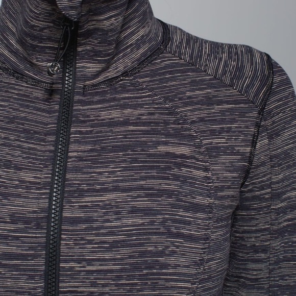 Lululemon Nice Asana Jacket Wee Are From Space Black Cashew/Black Size 6 - Picture 3 of 7